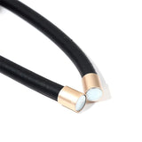 Unisex Silicone Pendant Necklace Punk Style