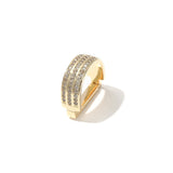 Men Zip Tie Ring TIe Clip Wedding Tie Ring Gift For Men