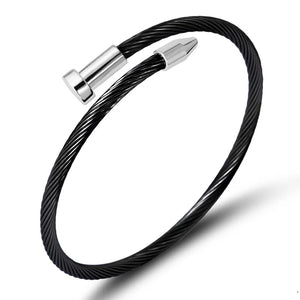 Men's Stainless Steel Bracelet & Ring Set Hot Charm Jewelry