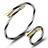Men's Stainless Steel Bracelet & Ring Set Hot Charm Jewelry