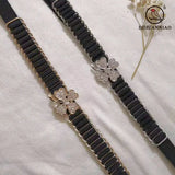 Diamond Pearl Elastic Waist Chain Women's Dress Belt