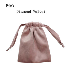 Velvet Ribbon Drawstring Bag 10pcs 10x12cm Multicolor Jewelry Packing Bags