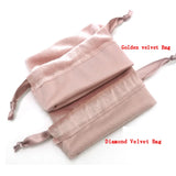 Velvet Ribbon Drawstring Bag 10pcs 10x12cm Multicolor Jewelry Packing Bags
