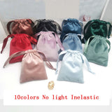 Velvet Ribbon Drawstring Bag 10pcs 10x12cm Multicolor Jewelry Packing Bags