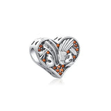 Honeycomb Pave Pendant Bead Silver 925 Bracelet Making Kit