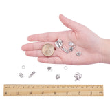 Assorted Tibetan Silver Charms Rings Set for DIY Bracelets Pendants Necklaces