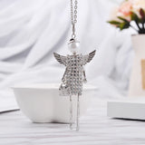 Rhinestone Pendant Maxi Necklace for Women