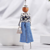 Rhinestone Pendant Maxi Necklace for Women