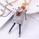 Rhinestone Pendant Maxi Necklace for Women