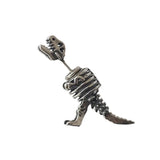 Retro 925 Silver Earrings Dinosaur Personality Punk Jewelry