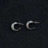 925 Silver Koi Fish Ghost Earrings
