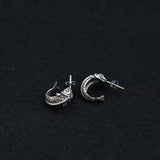 925 Silver Koi Fish Ghost Earrings