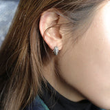 925 Sterling Silver Koi Fish Ghost Earrings