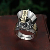 Retro Zombie Ring Men's Adjustable Jewelry