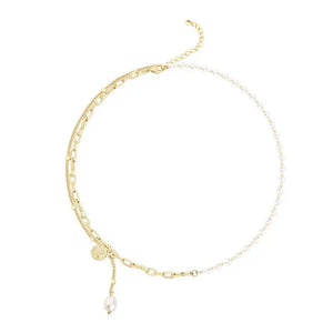 Double Layer Pearl Necklace Jewelry Romantic Sweet Necklace