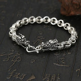 Silver Bracelet Men Retro Personalized Jewelry