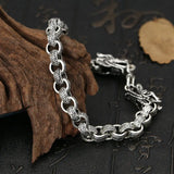 Silver Bracelet Men Retro Personalized Jewelry