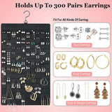 Double Sided Jewelry Organizer Earrings Necklaces Bracelet