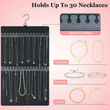 Double Sided Jewelry Organizer Earrings Necklaces Bracelet