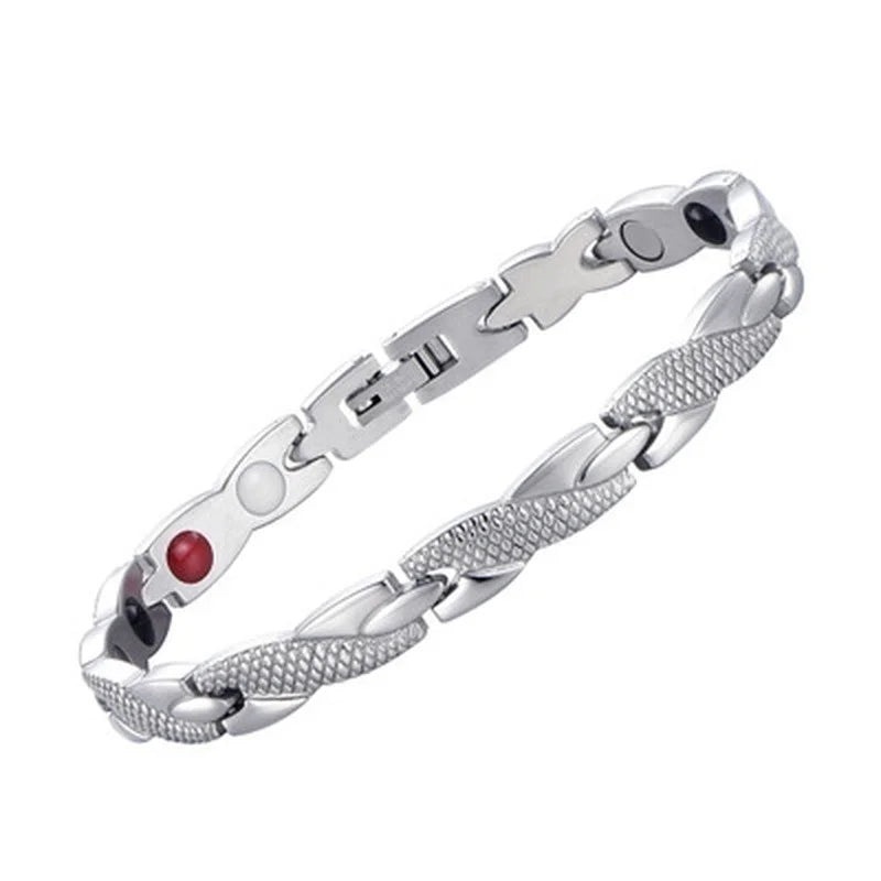 Dragon Pattern Magnetic Bracelet for Women Power Therapy Magnets Bangles