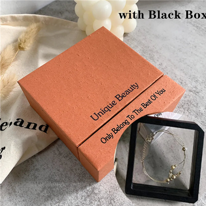 Jewelry Box with PE Membrane Suspension for Ring Earrings Bracelet Necklace