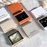 Jewelry Box with PE Membrane Suspension for Ring Earrings Bracelet Necklace
