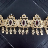 Dubai Princess Wedding Headchain Rhinestone Crystal Arabian Party Headchain