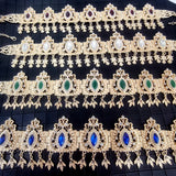 Dubai Princess Wedding Headchain Rhinestone Crystal Arabian Party Headchain