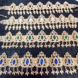 Dubai Princess Wedding Headchain Rhinestone Crystal Arabian Party Headchain