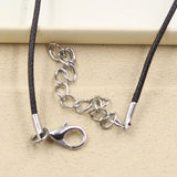 Faux Leather Sun Choker DIY Necklace Tibetan Silver Pendant