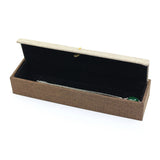 Retro Linen Copper Coin Tassel Jewelry Box