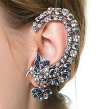 Punk Crystal Gem Ear Cuff Earring