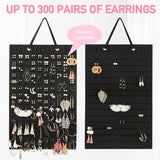 Earring Organizer Hanger Wall Mount Earrings Display Hanging Jewelry Organizer