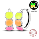 925 Silver Fishbone Leaf Cat Earrings for Women