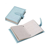 Leather Earrings Storage Book Customization