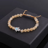 CZ Hand Charm Gemstone Macrame Bracelet Men Women Gift