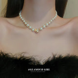 European Pearl Beads Necklace Queen Princess Wedding Pendant Jewelry