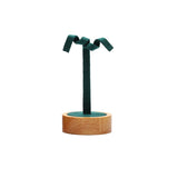 Wooden T-Shape Jewelry Display Stand for Earrings Ring