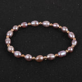 Pink Freshwater Pearl Bracelet for Women Wedding Party