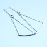 Stainless Steel Bracelet for Women Ceramic Charm Couples Jewelry