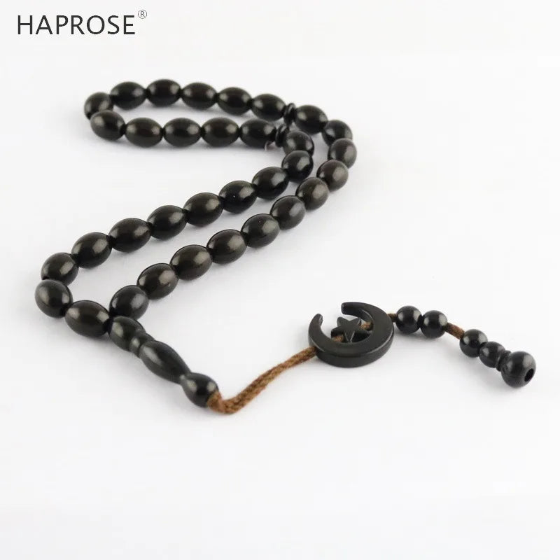Copal Bead Bracelet 33 Beads Muslim Allah Beads Men's