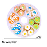 Enamel Yin Yang Tai Chi Charms Flower Pendants DIY Jewelry Making Kit