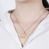 Envelope Locket Necklace Love You Secret Message Pendant