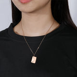 Envelope Locket Necklace Love You Secret Message Pendant