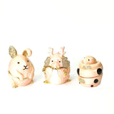 Eco-Friendly Pink Enamel Twelve Zodiac Alloy Ornaments Box