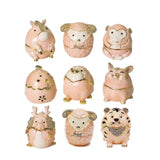 Eco-Friendly Pink Enamel Twelve Zodiac Alloy Ornaments Box