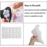Psychic Needle Board Silicone Jewelry Mold Triangle Love Pendant Mold