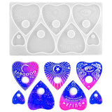 Psychic Needle Board Silicone Jewelry Mold Triangle Love Pendant Mold