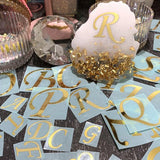 Epoxy Resin Mold Filler 26 Letters UV Filling Stickers DIY Crafts Making