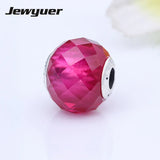 925 Silver Small Hole Beads HAPPINESS Charms for Thin Bracelets